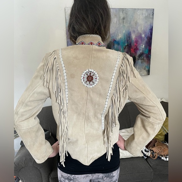 Vintage leather jacket - Size SM/fits like a Medium - Picture 5 of 6